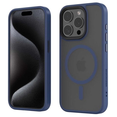 Spacecase Hybrid Mag iPhone 15 Pro dark blue